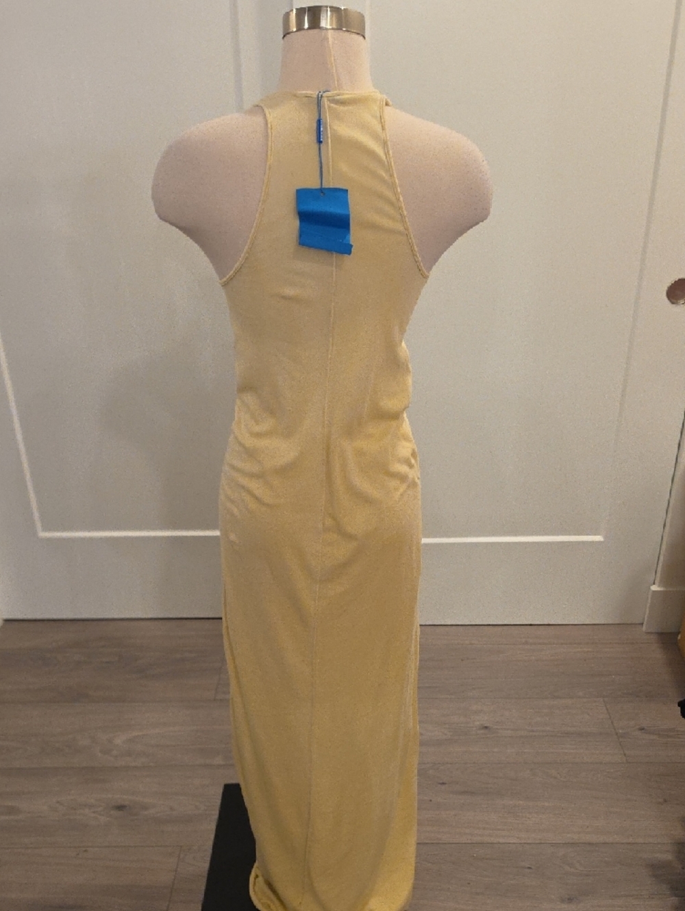 Cotton Citizen Slim Racerback Maxi Dress in Cream size M new with tags - Picture 5 of 10